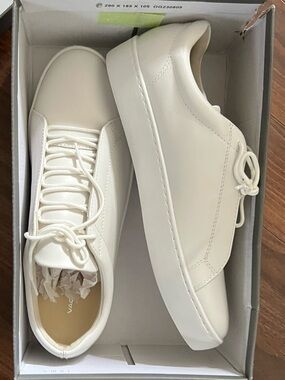 Vagabond Men's Off-White Leather Low-Top Sneakers
